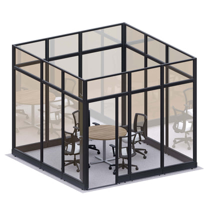 Modular Conference Room Partitions O-Shape 107H