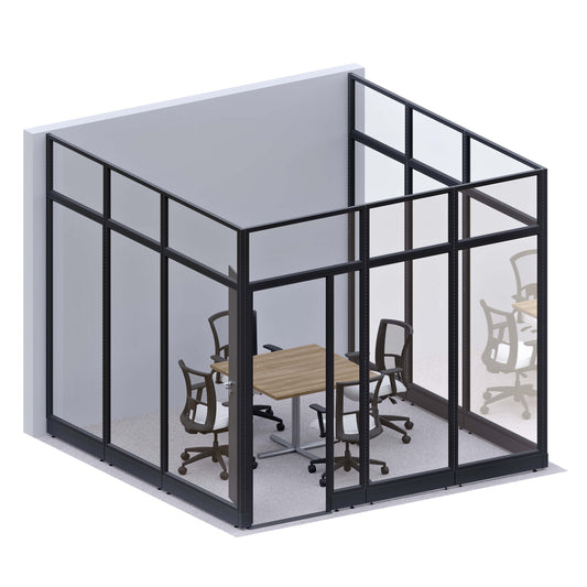 Modular Conference Room Partitions U-Shape 107H