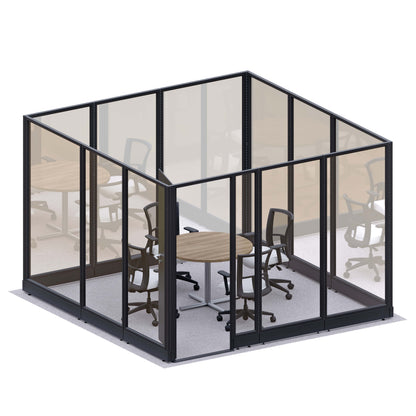 Modular Conference Room Partitions O-Shape 85H