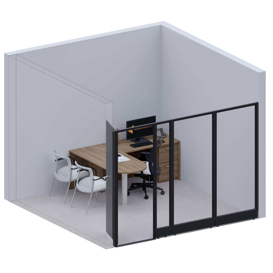 Modular Office Partitions I-Shape 85H