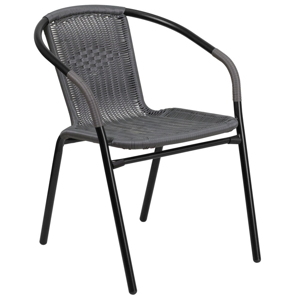 Monty Metal Rattan Chair