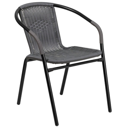 Monty Metal Rattan Chair
