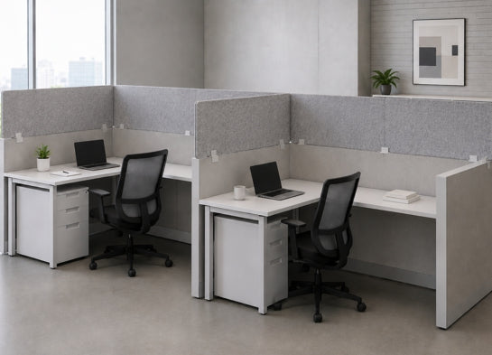 Cubicle Extender 24H Polyester Acoustical PET