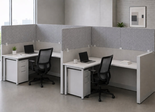 Cubicle Extender 30H Polyester Acoustical PET