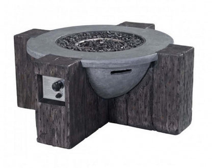 Viseu Propane Stone Fire Pit