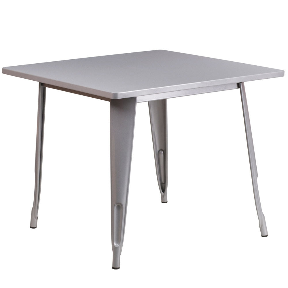 Remotion 32 Inch Square Bistro Outdoor Table
