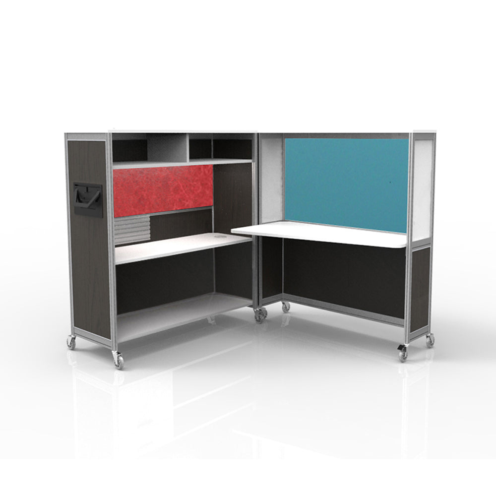 Mobile Folding Cubicle Desk