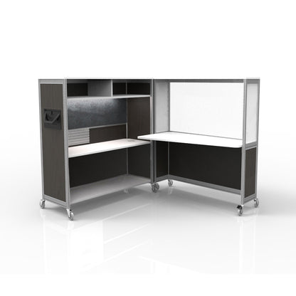 Mobile Folding Cubicle Desk