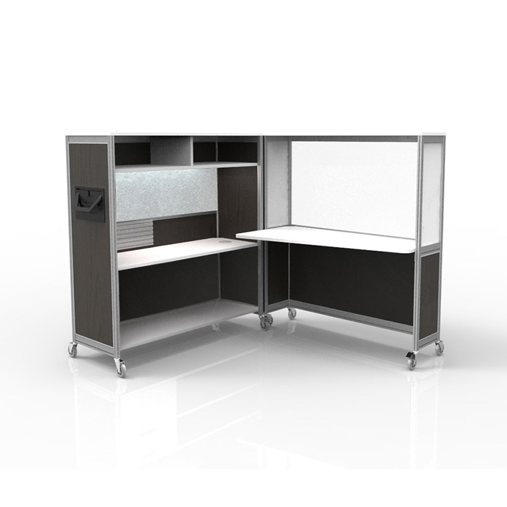 Mobile Folding Cubicle Desk