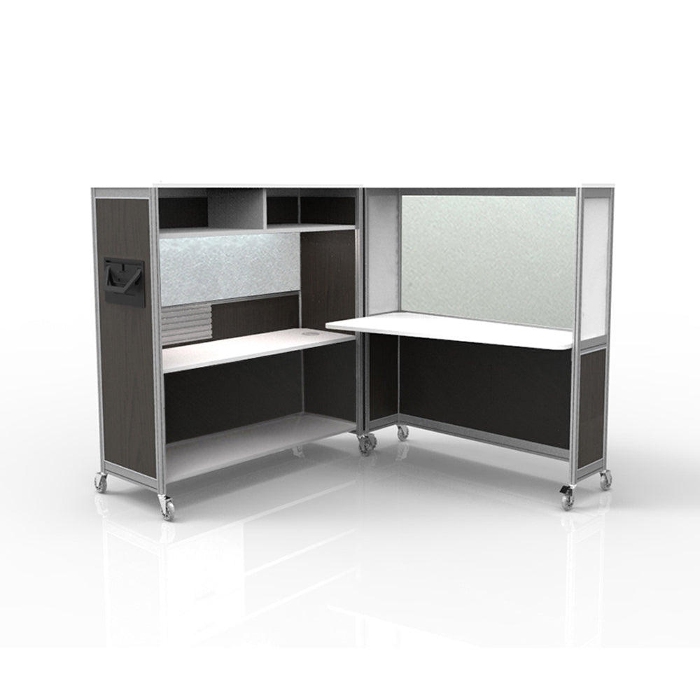 Mobile Folding Cubicle Desk