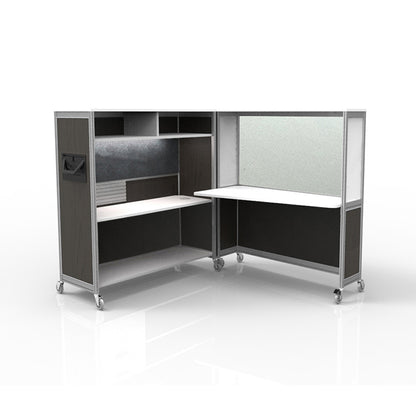 Mobile Folding Cubicle Desk