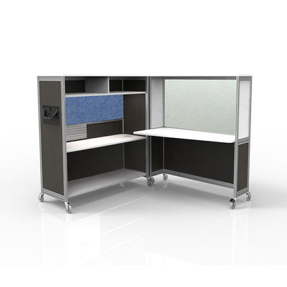 Mobile Folding Cubicle Desk