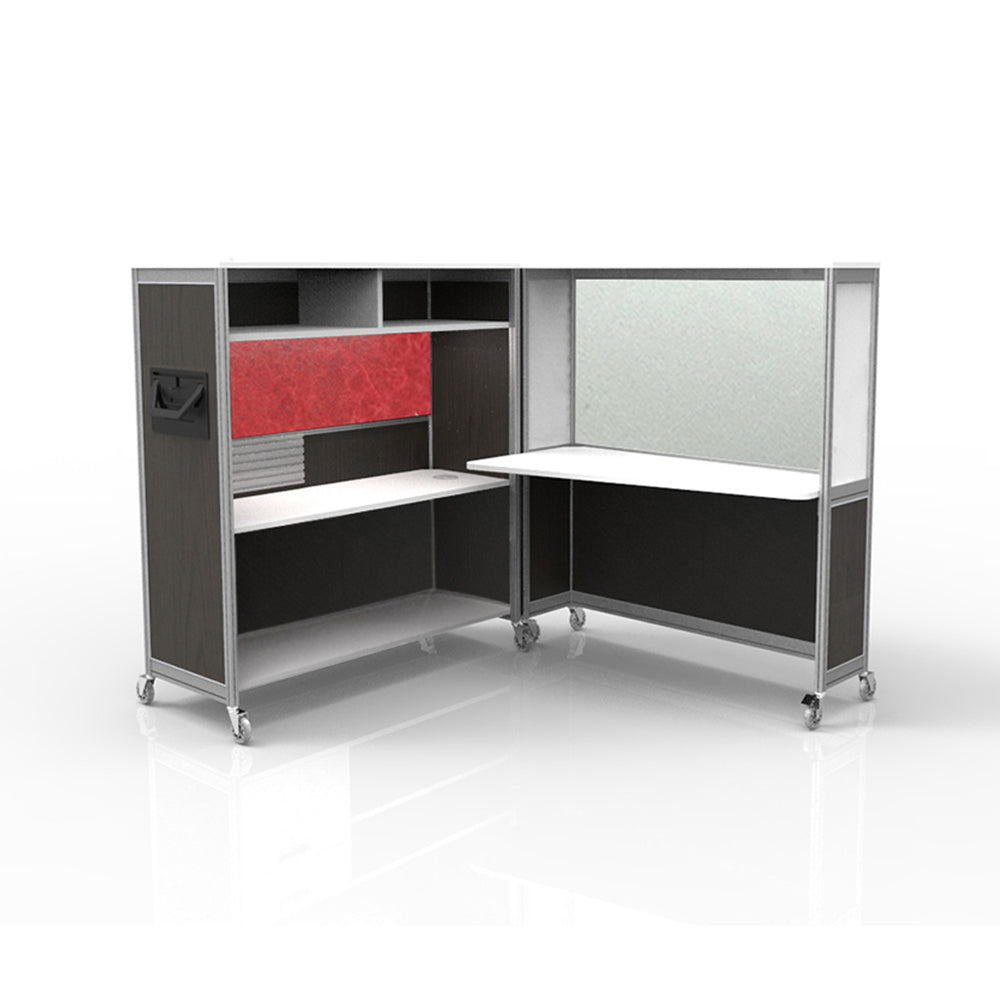 Mobile Folding Cubicle Desk