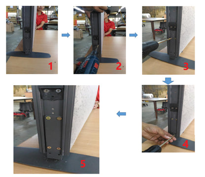 DIY Modular Cubicle Foot