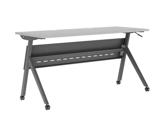 Training Table with X-Legs 60x24 Gray and Gray