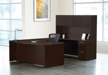Modern U Shaped Office Desk Novato 71W x 112D