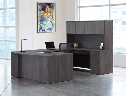 Modern U Shaped Office Desk Novato 71W x 112D