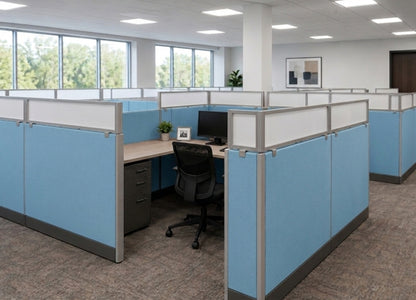 Cubicle Extender 12H White Polycarbonate