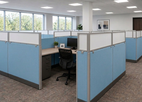Cubicle Extender 18H White Polycarbonate