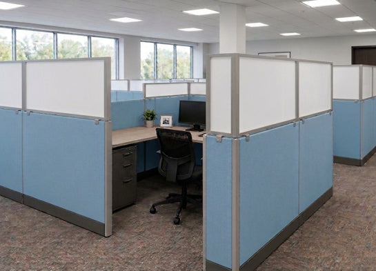 Cubicle Extender 30H White Polycarbonate