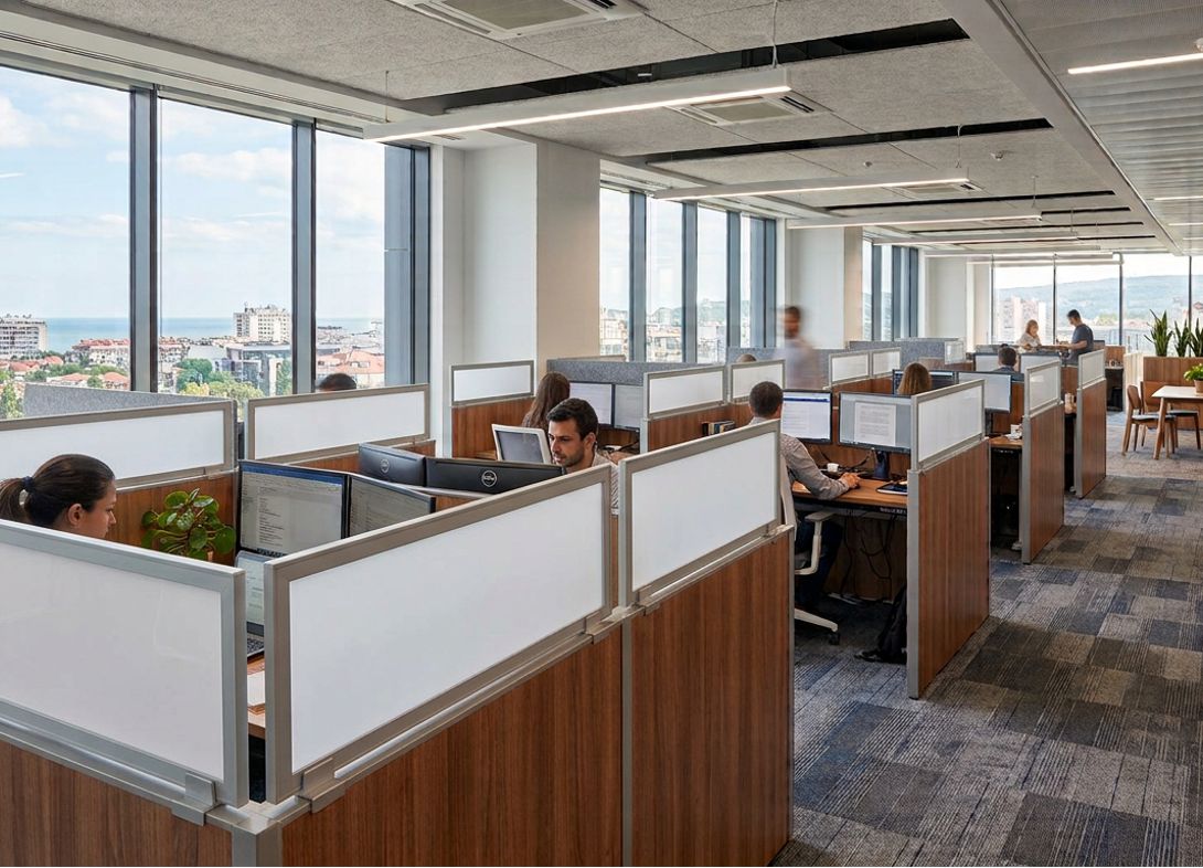 Cubicle Extender 12H White Polycarbonate