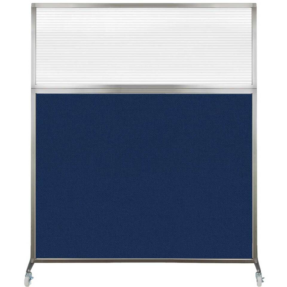 DIY Modual Office Divider On Wheels 72H x 60W
